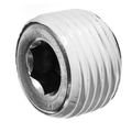 Usa Industrials Pipe Fitting w Sealant 316SS Instrumentation Hex Socket Plug 1/4" MNPT ZUSA-PF-4908